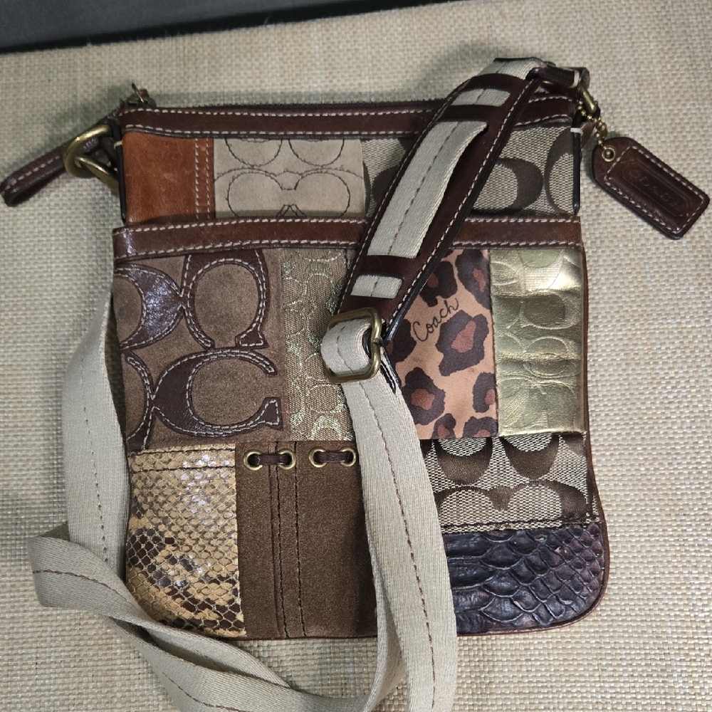 Coach Multicolor 2007 Patchwork Shoulder Bag - image 11